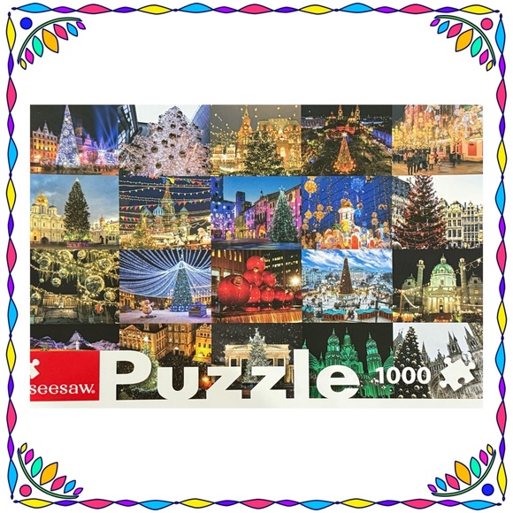 Seesaw Other - Jigsaw puzzle - Seesaw brand - Christmas Around the World - 1000 pieces complete